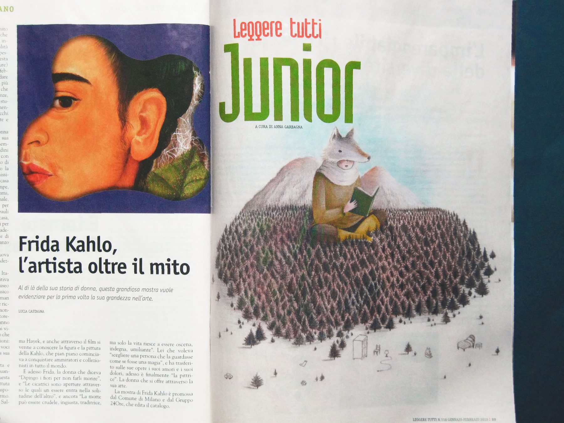 Illustrazione interna per Leggere:tutti sezione Junior 