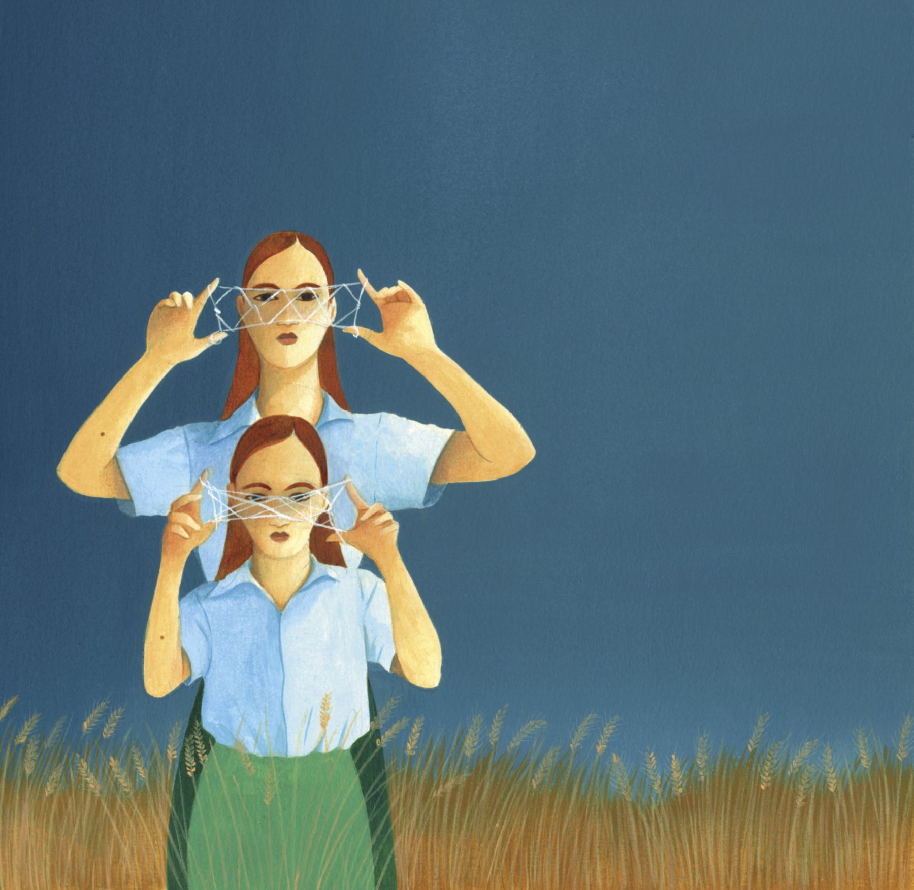 Illustrazione di copertina per Leggere:tutti: un libro aperto da cui svetta una montagna con un'abetaia e una piccola figura con giacca gialla sulla cima, sotto una fascia di cielo stellato